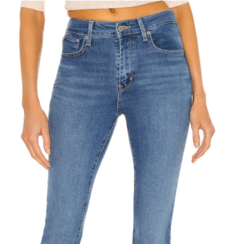 Levi's 721 High Rise Skinny | Raw Hem tailored
